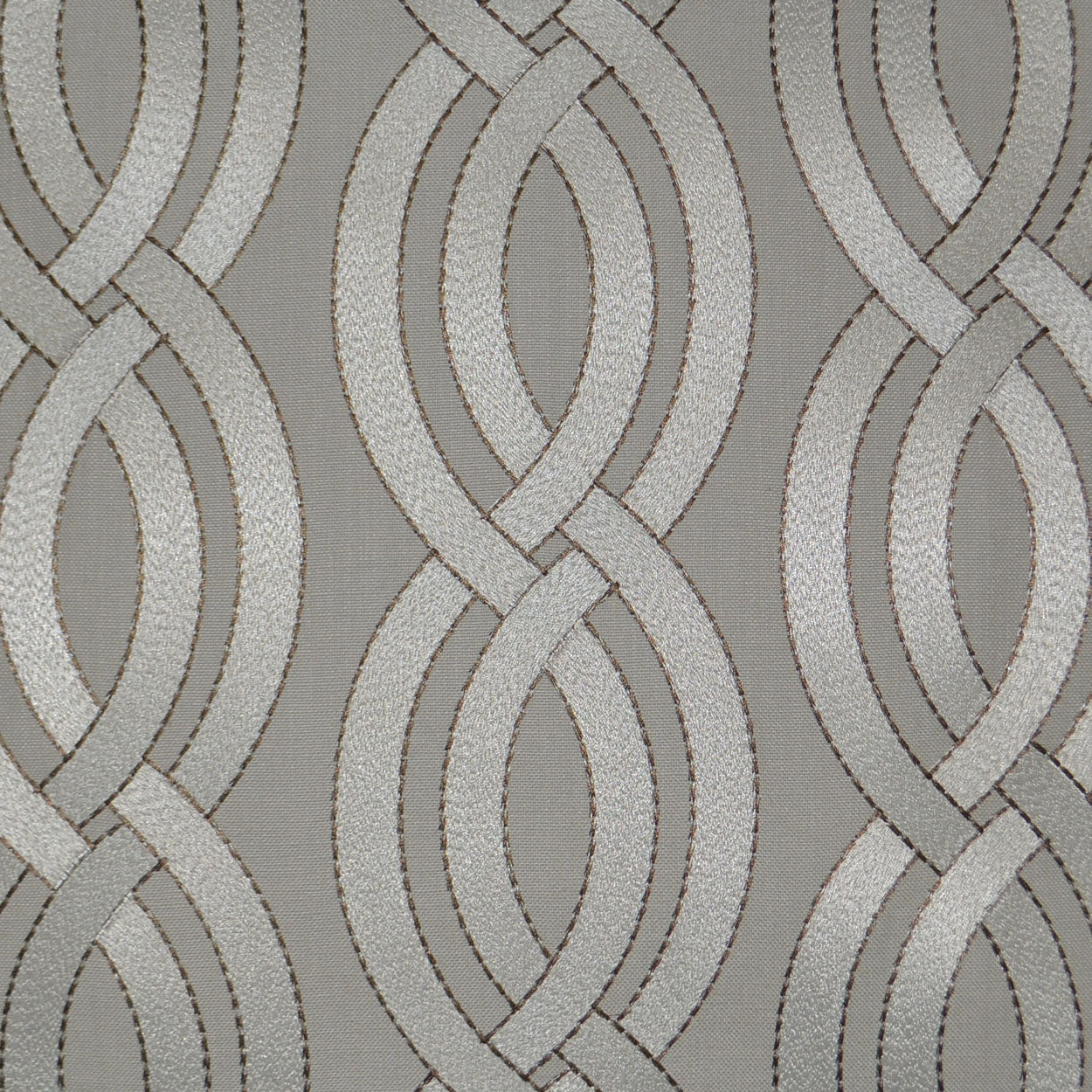 D.V. KAP HOME 2463-G-YARD Winding Path Fabric - Grey Traditional Grey - Winding Path