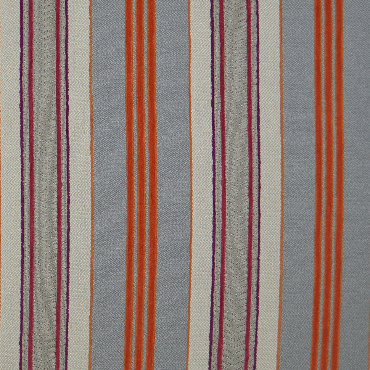 D.V. KAP HOME 24" x 24" Hambo Pillow - Orange Stripes - 2475-O-2424