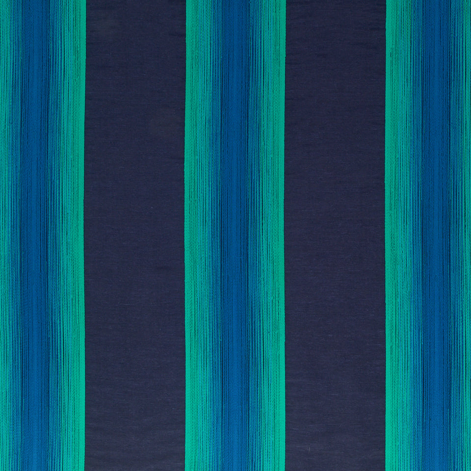 Beacon Hill Alma Stripe | Navy Drapery - 247687