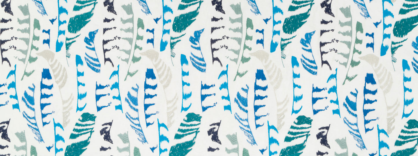 Beacon Hill Plume Stitch | Navy Drapery - 247897