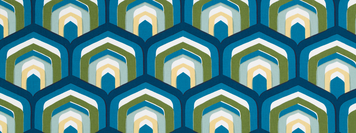 Robert Allen @ Home Piston Geo | Turquoise Multipurpose - 249911