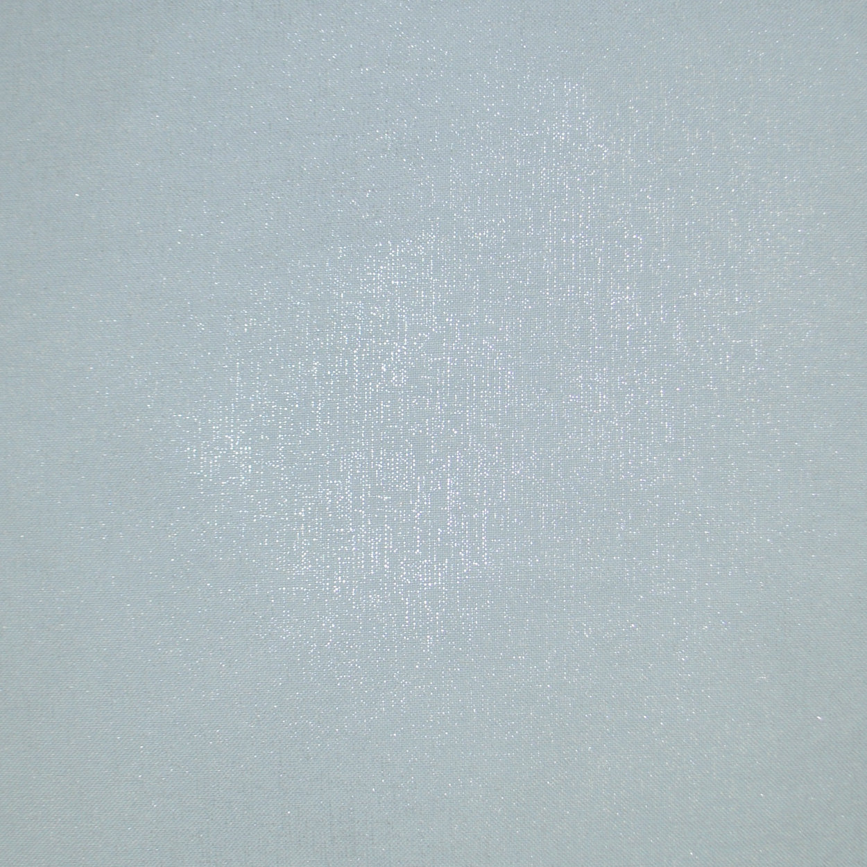 Light blue satin-like fabric with a soft sheen and subtle sparkle; smooth weave for garments or crafts.