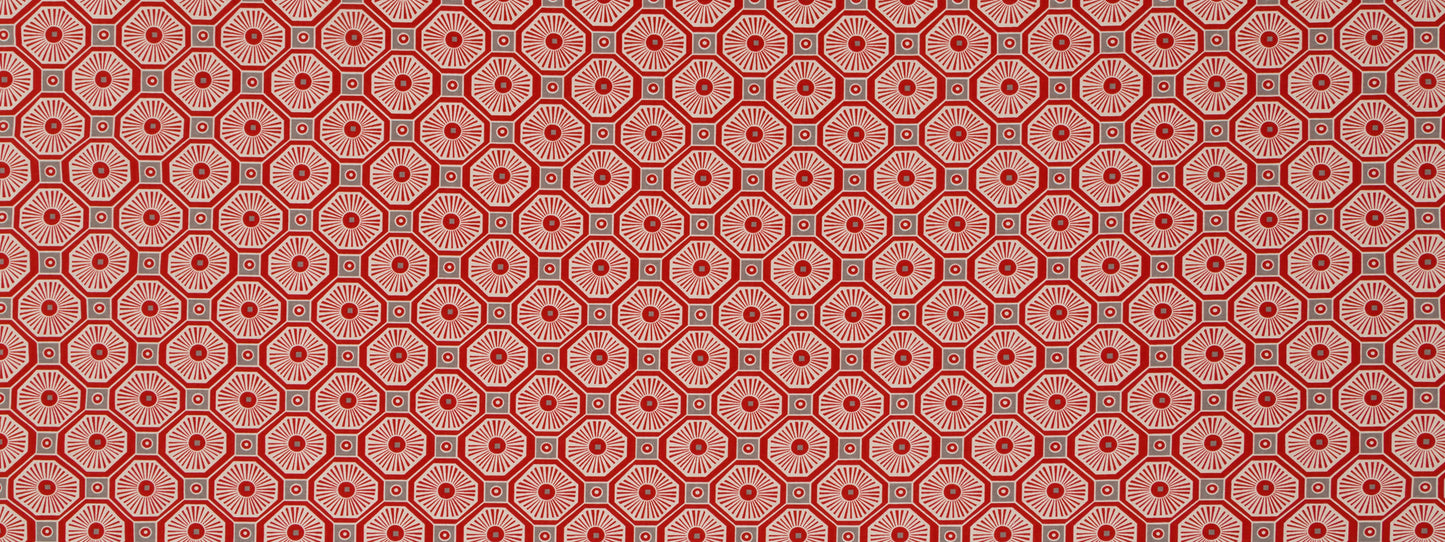 Robert Allen @ Home Kimono Fret | Persimmon Multipurpose - 251369