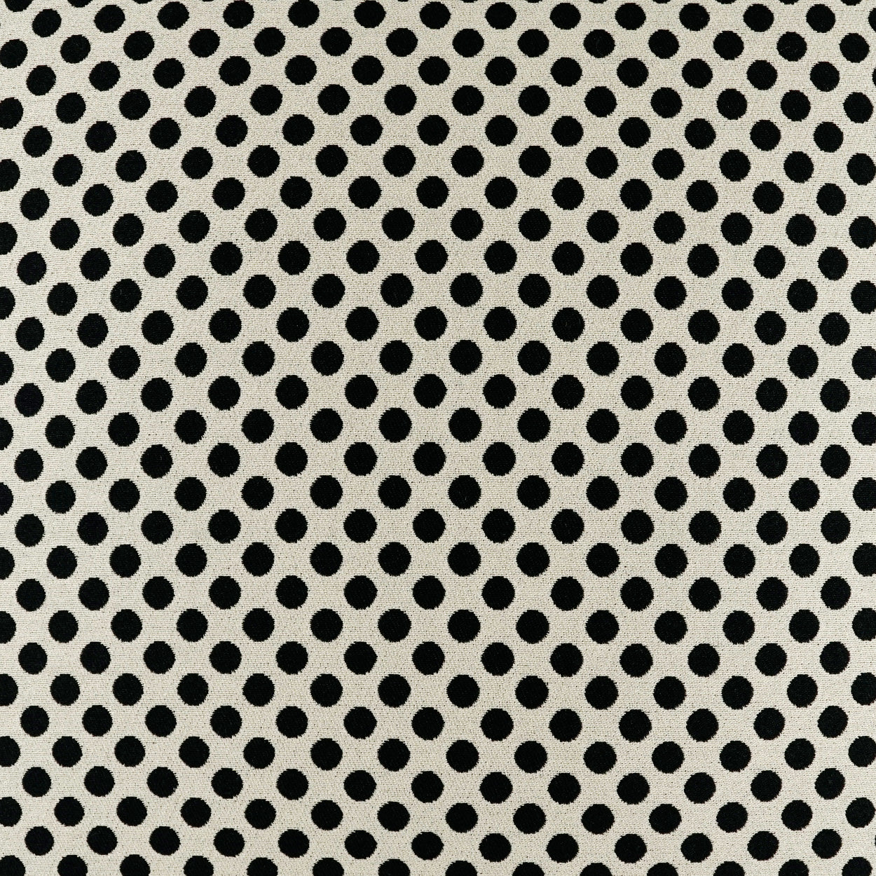 D.V. KAP HOME 24" x 24" Polka Dots Pillow - Black Traditional, Circular - Dots - 2515-B-2424
