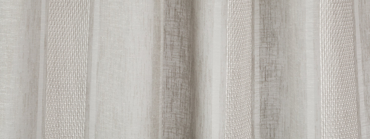 Robert Allen Contract Kallie Stripe | Slate Drapery - 254118