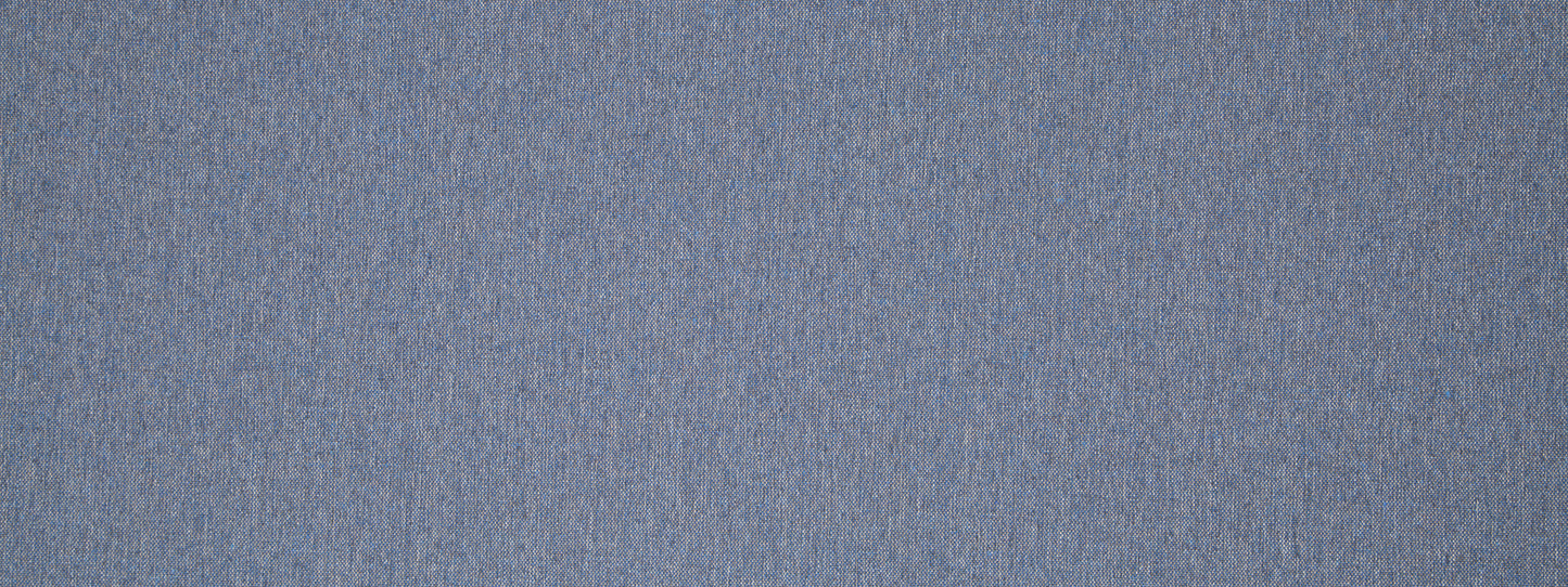 Textured blue fabric swatch with fine grain, navy-to-sky gradient, suitable for upholstery or apparel.