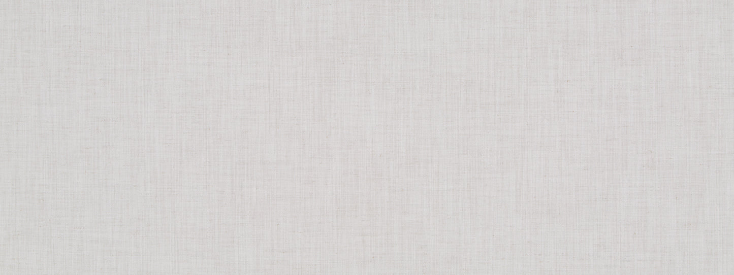 Beige linen upholstery fabric texture close-up.