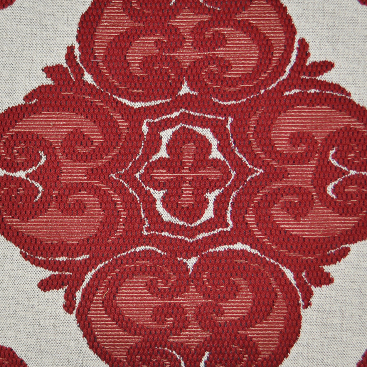 D.V. KAP HOME 24" x 24" Cotillion Pillow - Red Traditional - 2571-R-2424