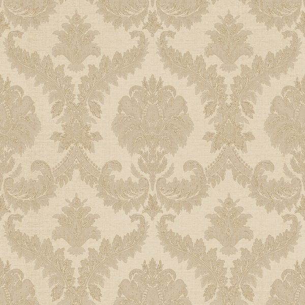 Galerie Wallcoverings Cottage Chic Damasco Imperiale Galerie Wallcoverings Beige - 25722