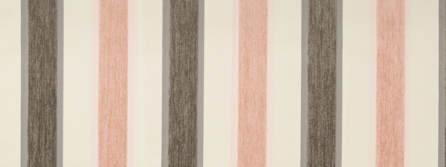 Robert Allen High Lo Stripe | Blush Upholstery - 257266