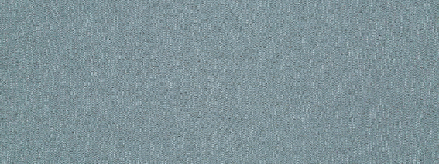 Blue-gray fabric with a subtle woven texture.