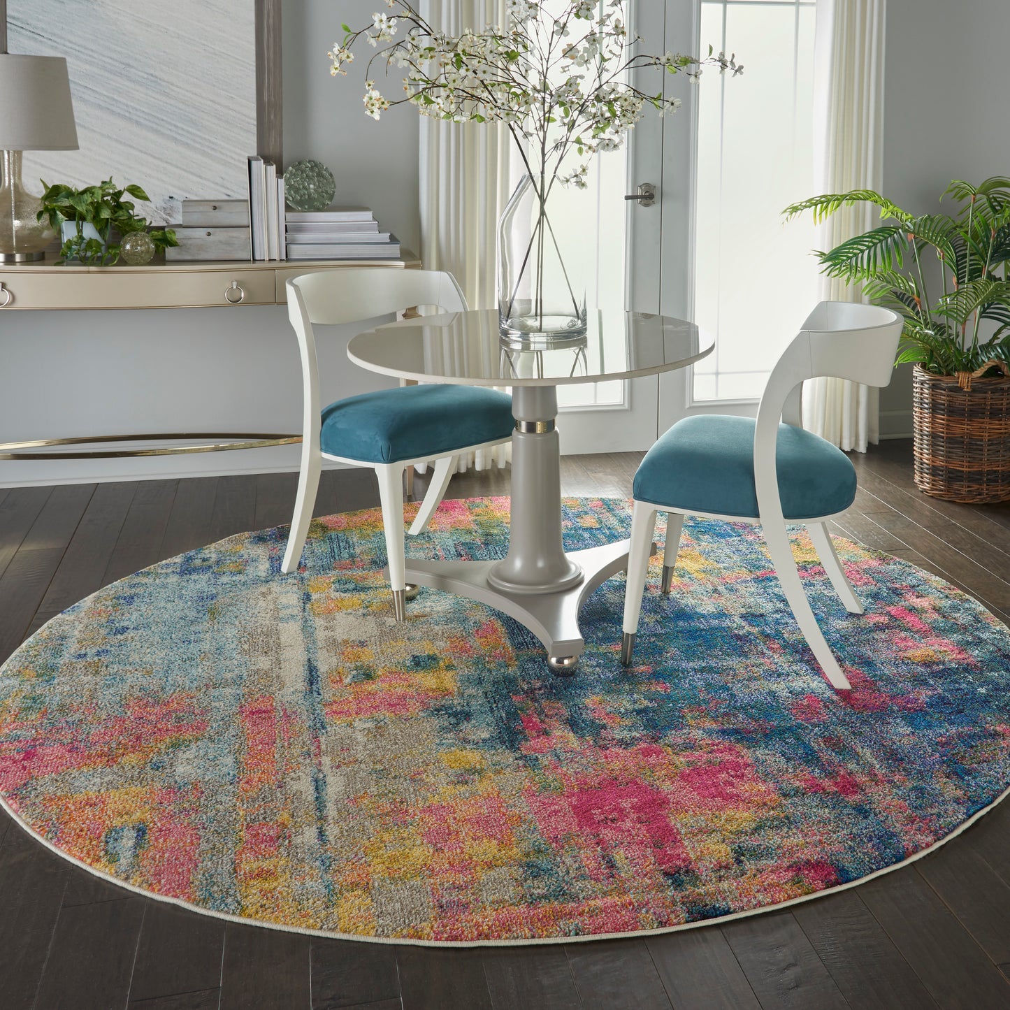 Nourison Rugs Nourison Home Modern & Contemporary 8' X Round - 099446482761