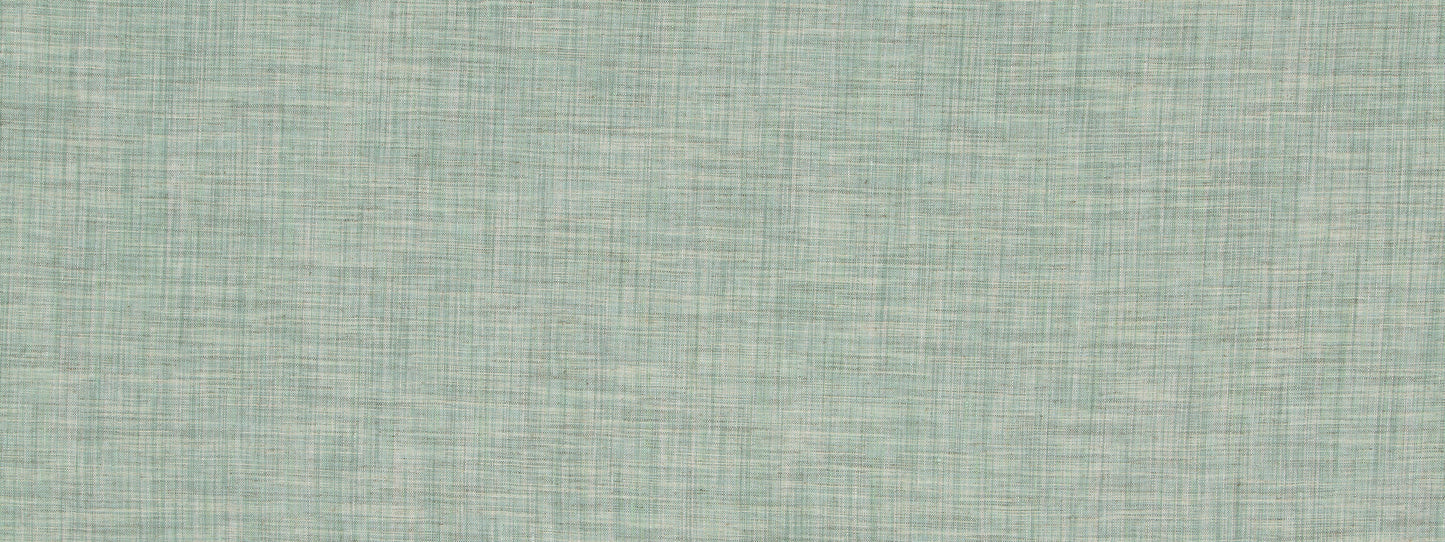 Pastel sage-green linen fabric texture with visible weave, soft and breathable, ideal for upholstery or home decor.