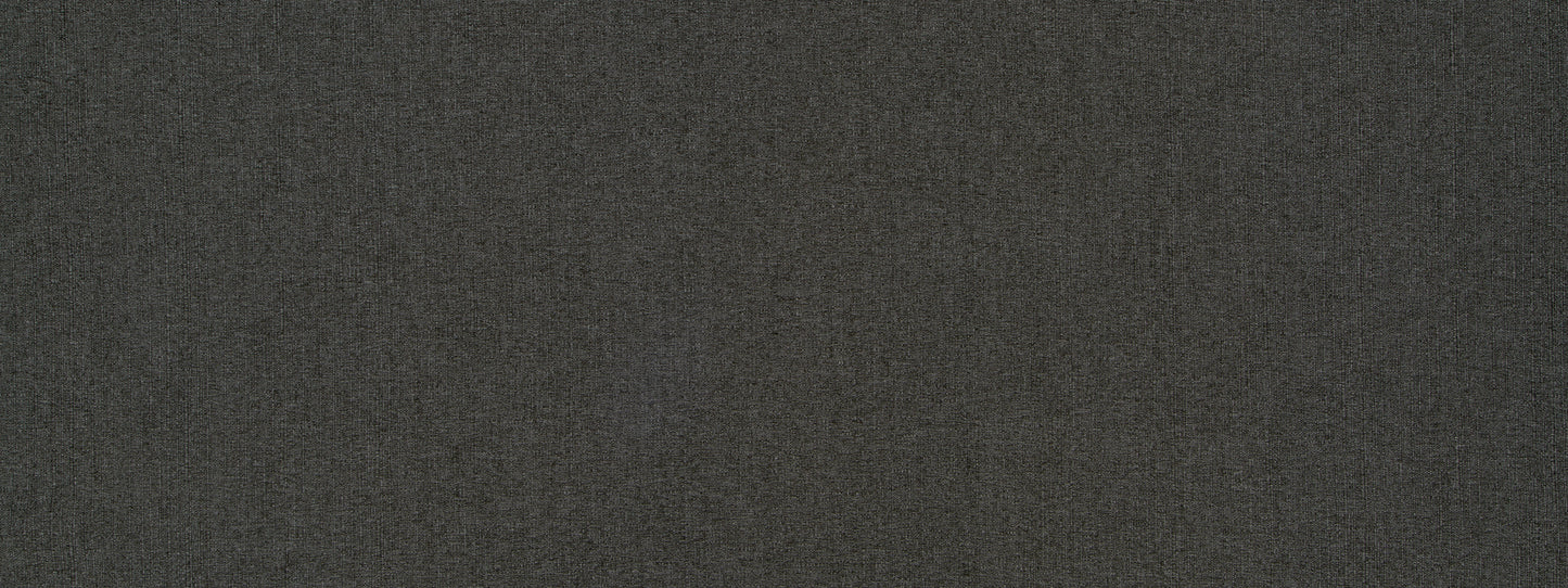 Charcoal gray textured fabric close-up, soft matte weave.