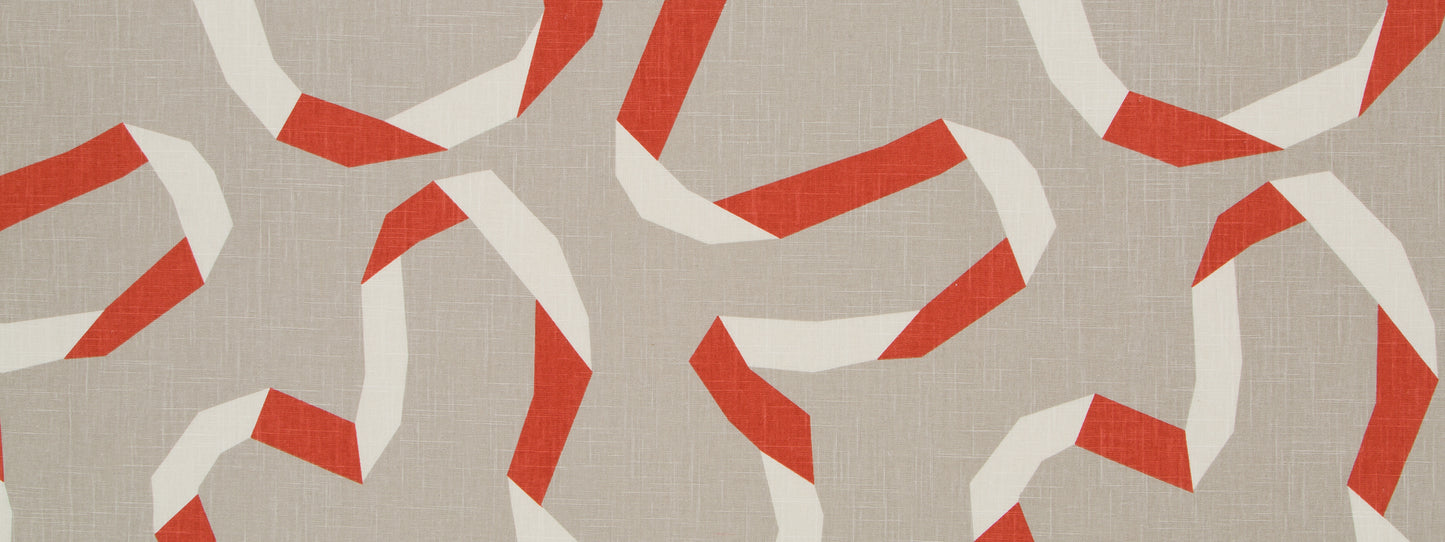 Robert Allen @ Home Vento Ribbon | Persimmon Print - 262105
