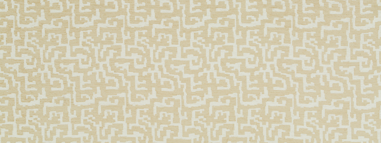 Robert Allen Chenille Maze | Brass Upholstery - 262521