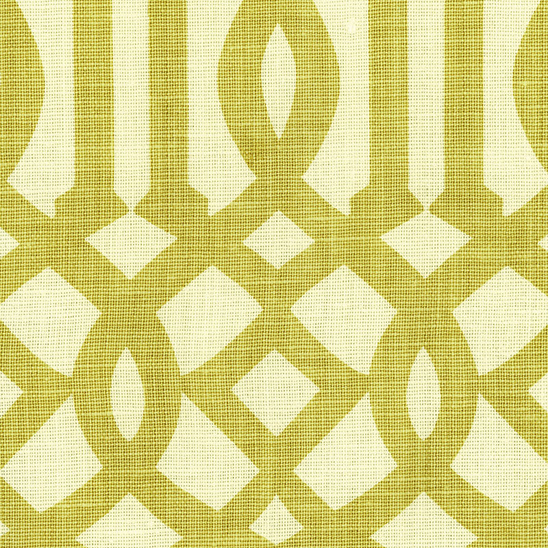 SCHUMACHER PRINT HAPPY IMPERIAL TRELLIS PRINTS PRINTS CITRINE/IVORY ...