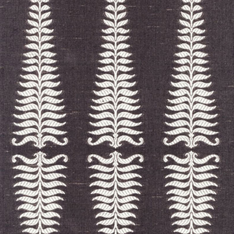SCHUMACHER ORIENT EXPRESS FERN TREE PATTERN WOVENS PATTERN WOVENS IVORY/GREY FLANNEL - 2643881