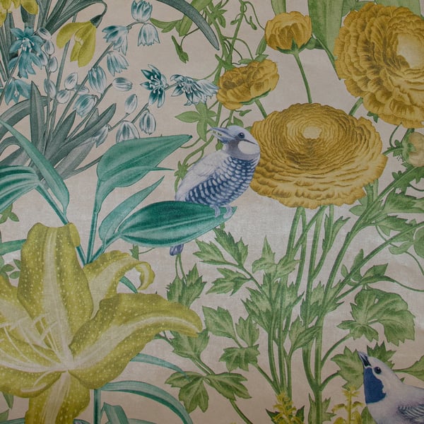 Galerie Wallcoverings Tropical Flowers and Birds Galerie Wallcoverings Multi-coloured, Multi - 26727