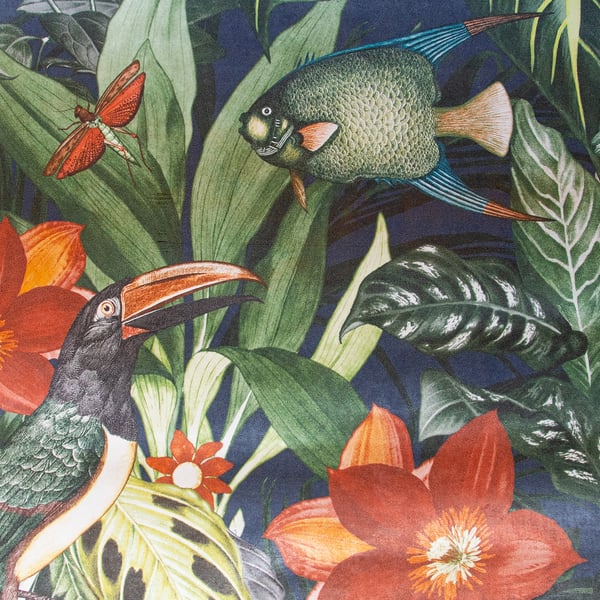 Galerie Wallcoverings Tropical Fish and Bird Galerie Wallcoverings Multi-coloured, Multi - 26743