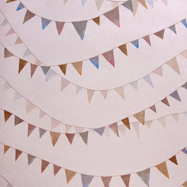 Galerie Wallcoverings Great Kids Garland Galerie Wallcoverings Pink - 26822