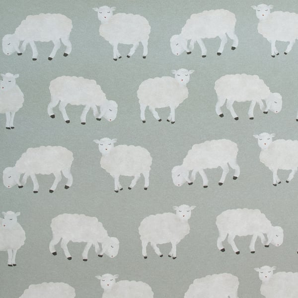 Galerie Wallcoverings Great Kids Sweet Sheep Galerie Wallcoverings Silver Grey - 26828