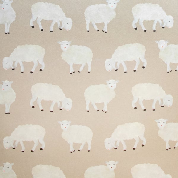 Galerie Wallcoverings Great Kids Sweet Sheep Galerie Wallcoverings Beige - 26830