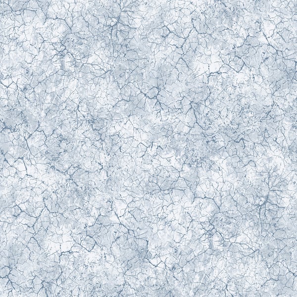 Light blue-gray azulejo tile-style wallcovering with white veins; decorative surface.