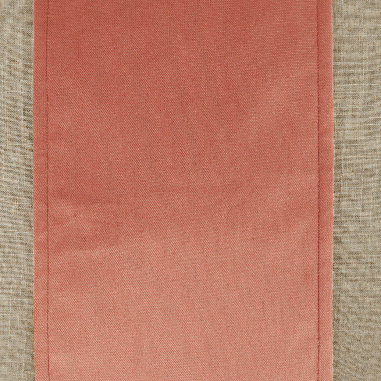 D.V. KAP HOME 24" x 24" Jefferson Pillow - Blush Band / Ribbon - 2690-BH-2424