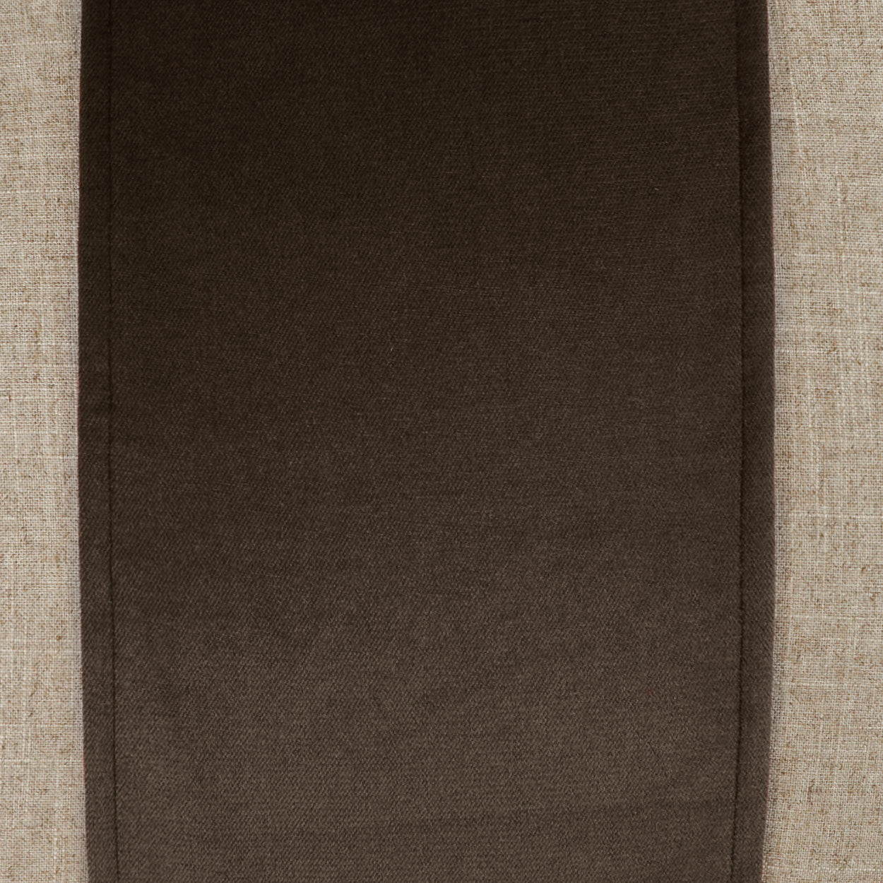 D.V. KAP HOME 24" x 24" Jefferson Pillow - Espresso Band / Ribbon - 2690-E-2424