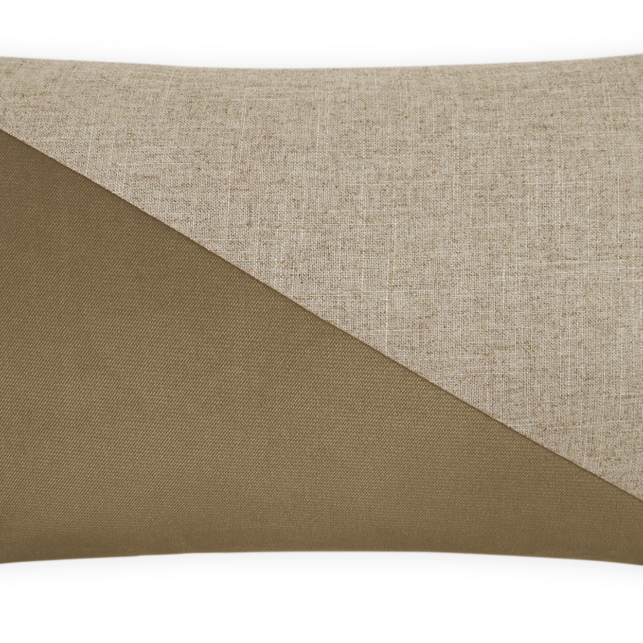 D.V. KAP HOME 14" x 24" Jefferson Lumbar Pillow - Otter Color block - 2691-O-1424