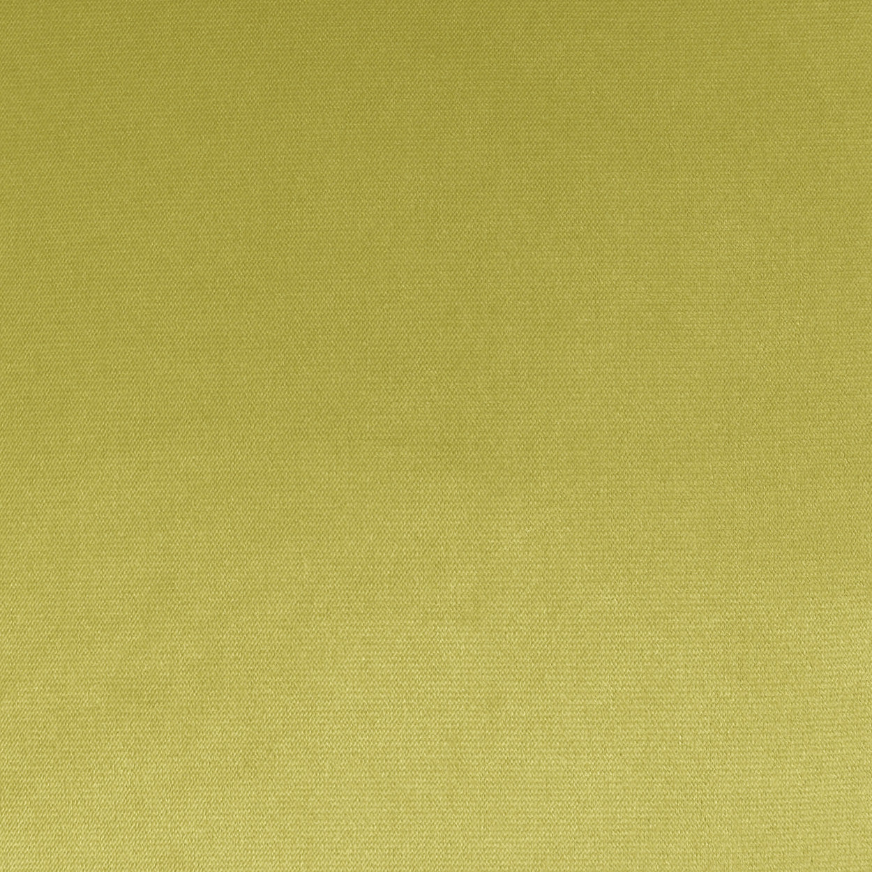 Close-up of lime solid pillow fabric with fine woven texture, 24" x 24".
