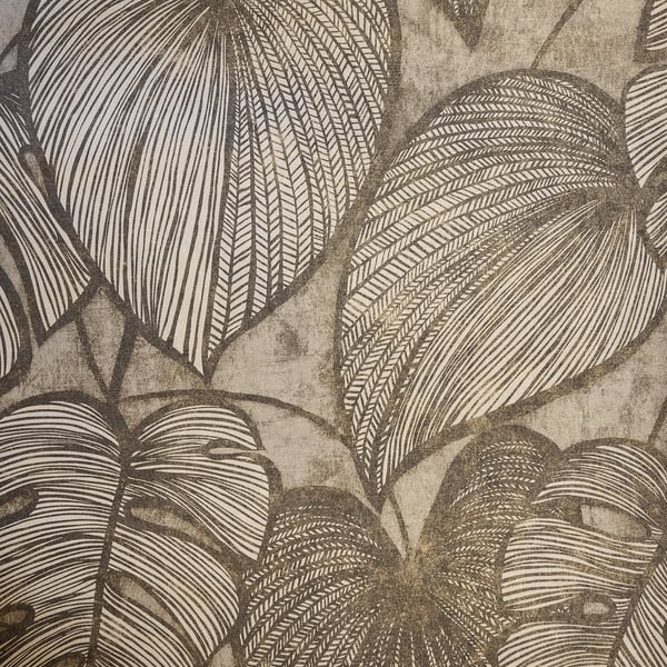 Galerie Wallcoverings Julie Feels Home Monstera Lf Galerie Wallcoverings Bronze, Brown - GH26937-23