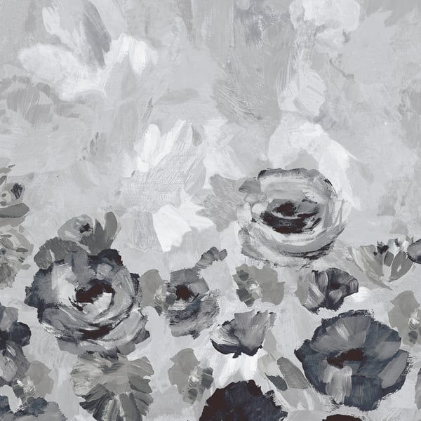 Galerie Wallcoverings Julie Feels Home Paeonia Flowers Galerie Wallcoverings Silver Grey - GH26959-23