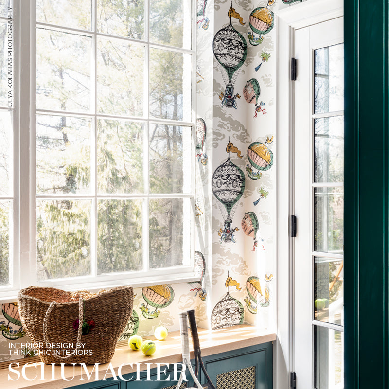 SCHUMACHER WALLCOVERING EXUBERANT PRINTS BALLOONS Multi - 2704320