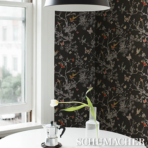 SCHUMACHER PERENNIAL FAVORITES BIRDS & BUTTERFLIES Graphite - 2704422