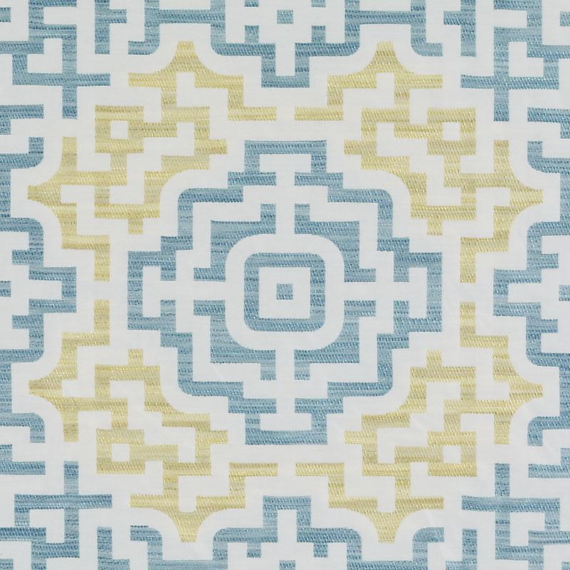 Duralee Du15906 | 542-Blue/Yellow Upholstery - 270966