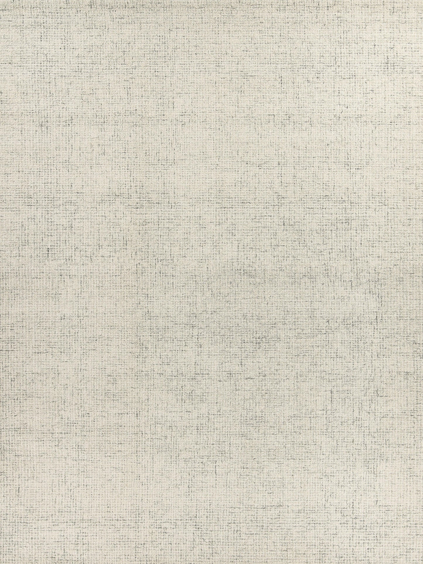 Textured cream rug with subtle gray flecks; hand-tufted rectangle, 6' x 9'.