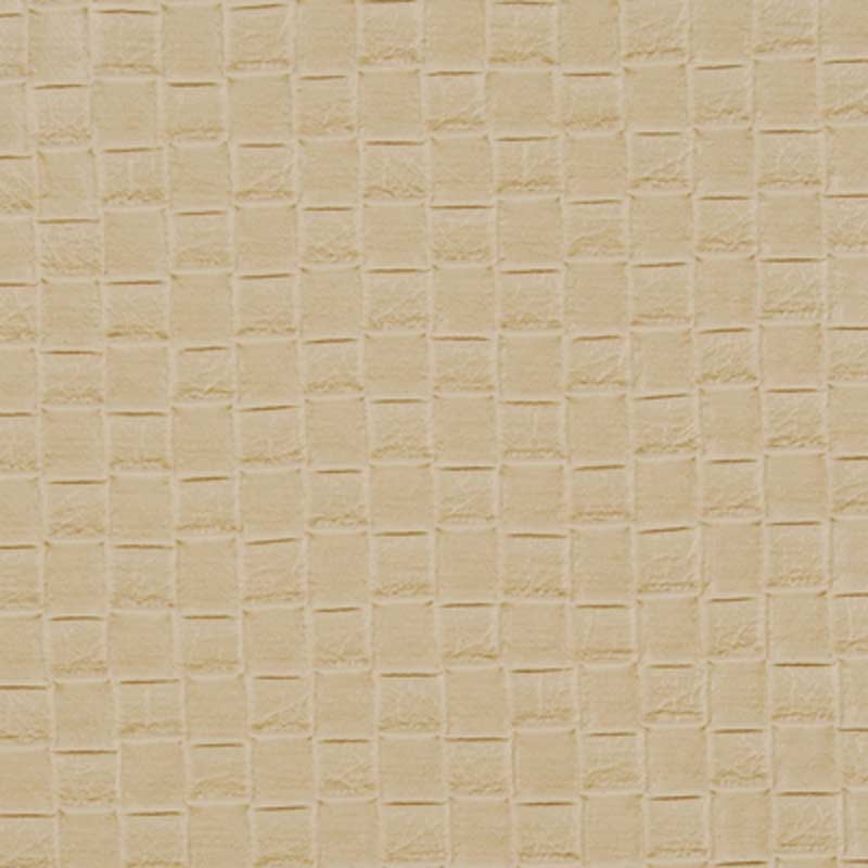 Beige close-up of a square-grid textured surface with a waffle-like pattern.