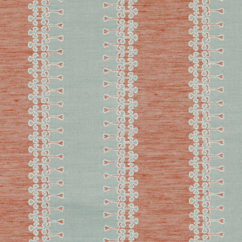 Duralee 15630 | 223-Mint/Red Upholstery Fabric - 274771