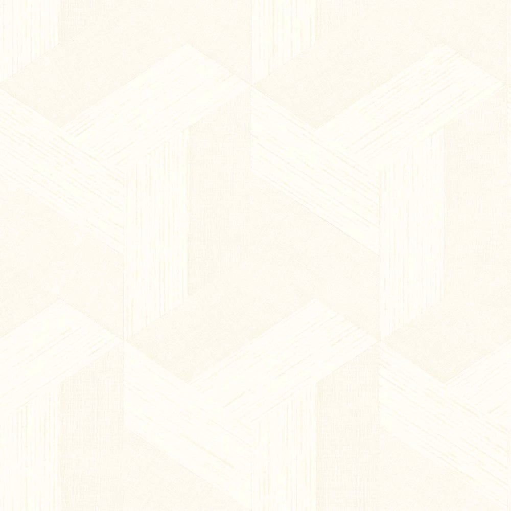 Galerie Wallcoverings Synergy Geometric Galerie Wallcoverings White - SY27500
