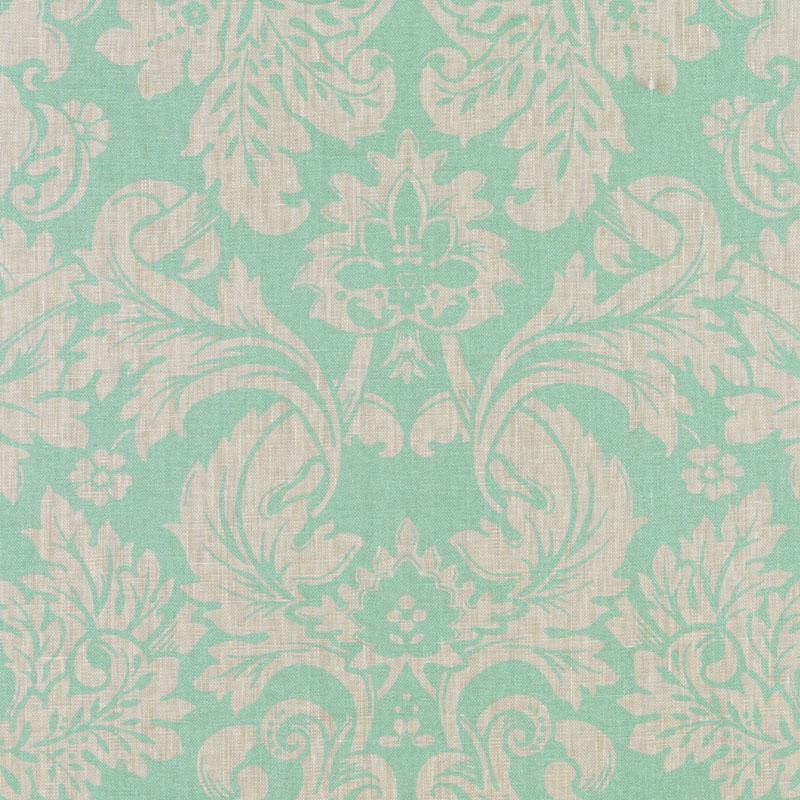 Duralee Monogram 200023H | 246-Aegean Print - 278079