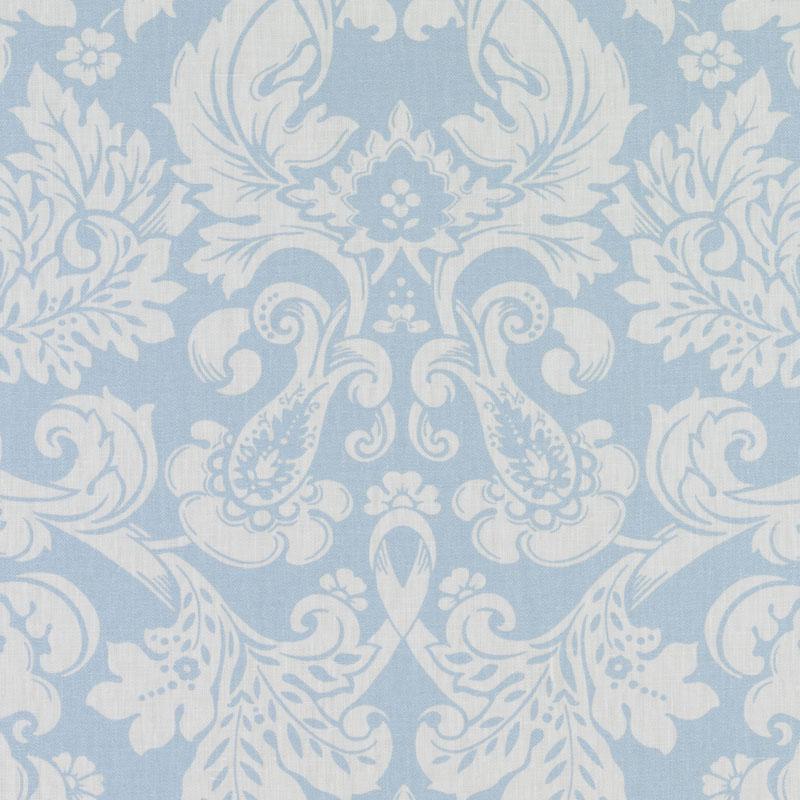 Duralee Monogram 200023H | 55-Cornflower Print - 278083