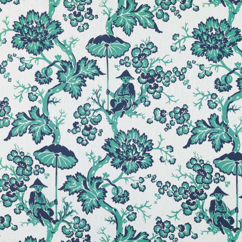 Duralee Monogram 200009H | 246-Aegean Print - 279273