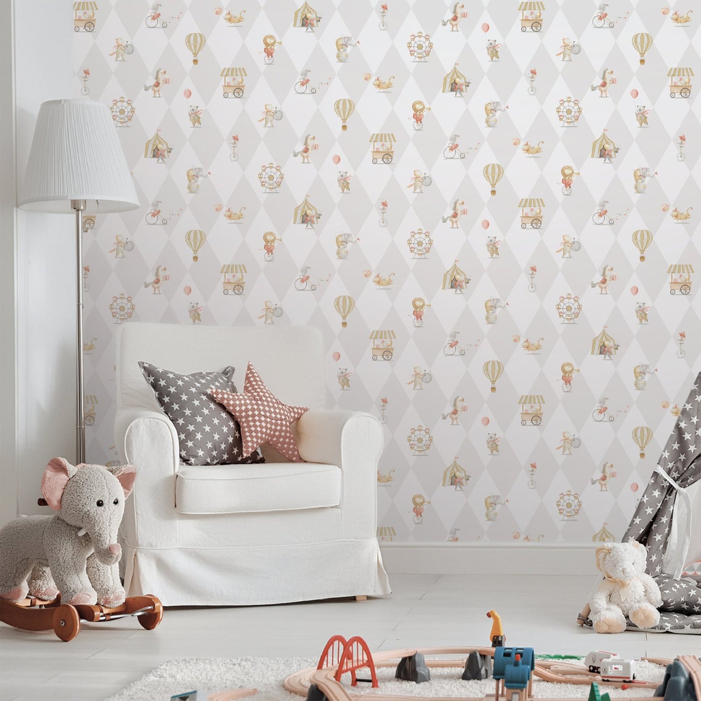 GALERIE WALLCOVERINGS Bambino Silver - Grey - 282-3