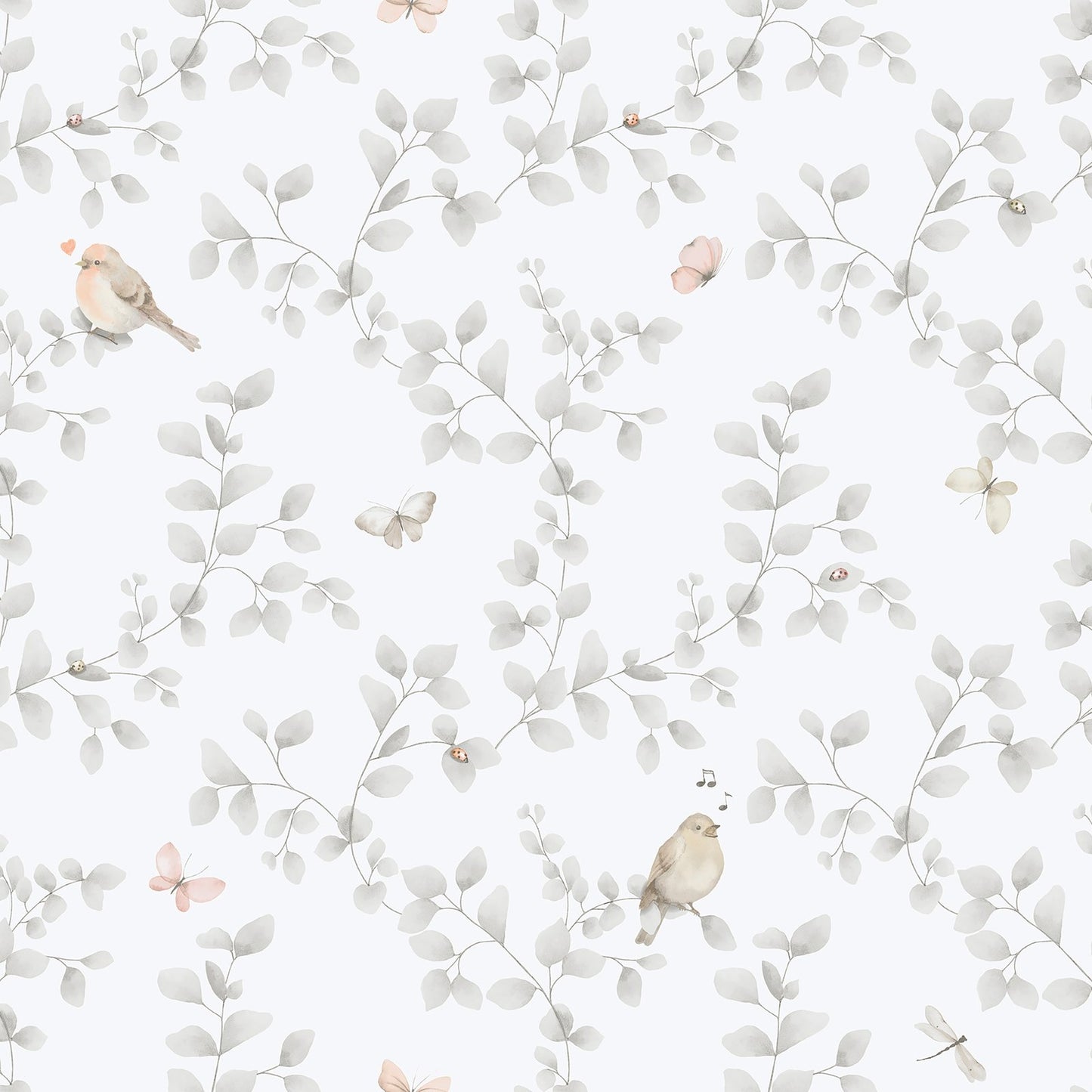 GALERIE WALLCOVERINGS Bambino Silver - Grey - 284-2
