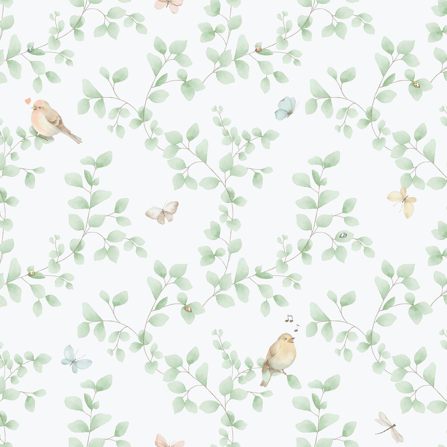 GALERIE WALLCOVERINGS Bambino Green - 284-3