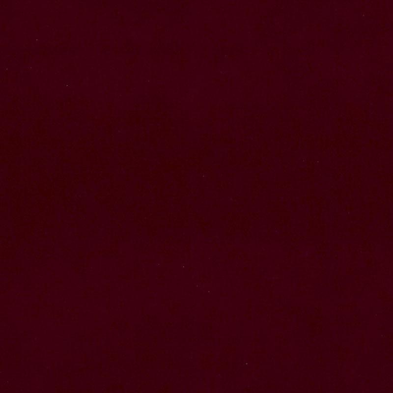 Solid deep burgundy fabric with smooth, velvety texture.