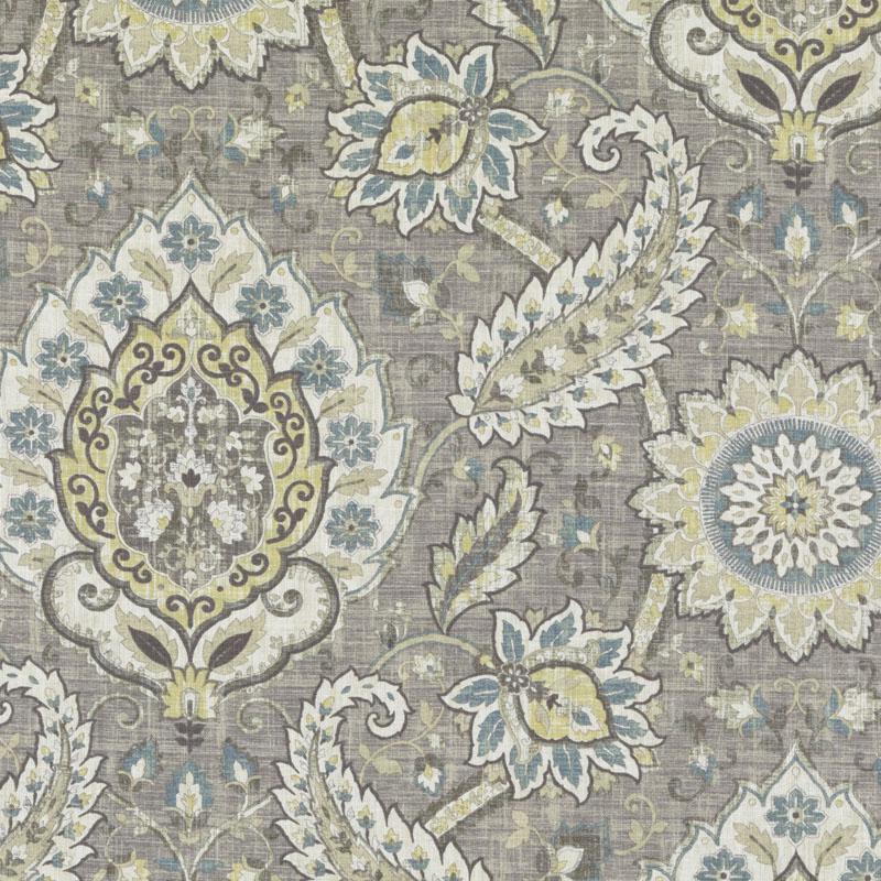 Duralee 42467 | 569-Platinum/Ol Print - 290893