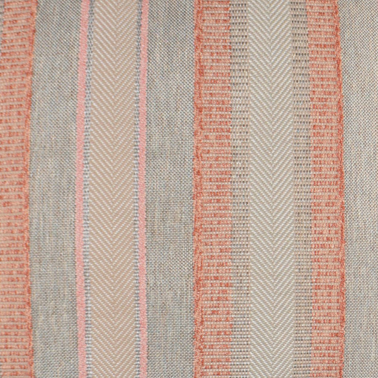 D.V. KAP HOME 24" x 24" Habitat Pillow - Rose Quartz Stripes - 2935-R-2424